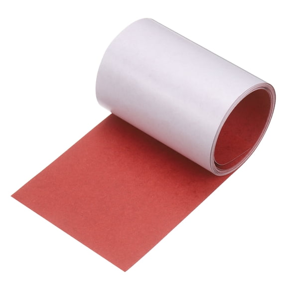 Uxcell Electrical Insulating Adhesive Paper 120mm/4.7" Width 3.3ft Length Battery Pack Gasket Insulation Film for 18650 21700 26650 Battery Pack, 0.2mm Thickness, Red, 3 Pack