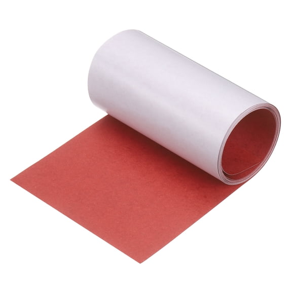 Uxcell Electrical Insulating Adhesive Paper 160mm/6.3" Width 9.9ft Length Battery Pack Gasket Insulation Film for 18650 21700 26650 Battery Pack, 0.2mm Thickness, Red