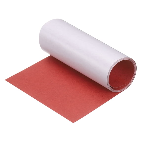 Uxcell Electrical Insulating Adhesive Paper 200mm/7.9" Width 3.3ft Length Battery Pack Gasket Insulation Film for 18650 21700 26650 Battery Pack, 0.2mm Thickness, Red, 3 Pack