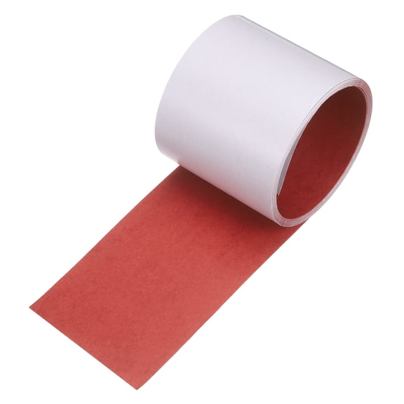 Uxcell Electrical Insulating Adhesive Paper 80mm/3.1" Width 3.3ft Length Battery Pack Gasket Insulation Film for 18650 21700 26650 Battery Pack, 0.2mm Thickness, Red, 3 Pack