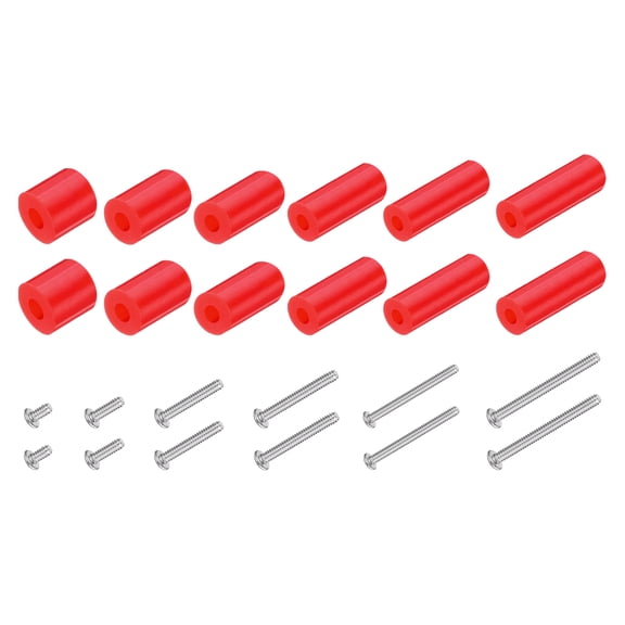 Uxcell Electrical Outlet Spacers Extender Kit Include 60pcs Screw Spacers and 90pcs 1-1/2 Inch 6-32 Socket Screw