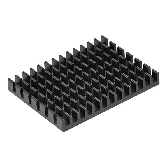 Uxcell Electronic Radiators Aluminium Heatsink 30x40x5mm for CPU Black 10 Pack