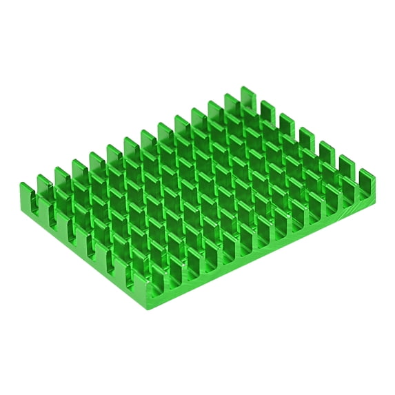 Uxcell Electronic Radiators Aluminium Heatsink 30x40x5mm for CPU Green 5 Pack