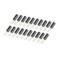 thumbnail image 1 of Uxcell Electronic Vibration Sensor Gold Plating Ball Tilt Shaking Trigger Switch Metal Black 20Pcs, 1 of 2