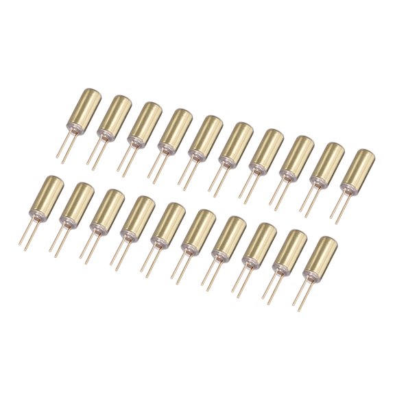 Uxcell Electronic Vibration Sensor Gold Plating Ball Tilt Shaking Trigger Switch Metal Gold Tone 20Pcs