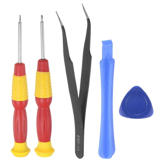Uxcell Electronics Repair Tool Kit with Magnetic Precision Screwdriver Opening Tool 1.5 for Game Console, 1 Set