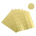 thumbnail image 1 of Uxcell Embossed Seal Stickers,  200Pcs Small Heart Wax Looking Embossed Envelope Self Adhesive Sticker, Gold Tone, 1 of 6