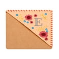 thumbnail image 1 of Uxcell Embroidered Corner Bookmark Cute Flower Stitched Handmade Book Page Mark for Book Lover Teacher Pink Letter E, 1 of 6