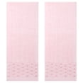 thumbnail image 1 of REGALWOVEN Embroidery Pattern Hand Towels Set, Cotton Hand Towels for Bathroom, Kitchen 14" x 30" Pink 2-Piece, 1 of 7