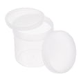thumbnail image 1 of Uxcell Empty Plastic Paint Pail with Sealing Lid 0.08 Gallon Clear 2 Pack, 1 of 6