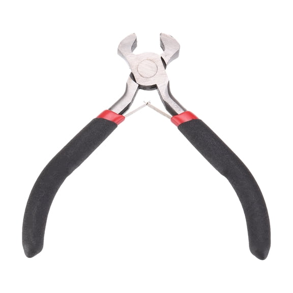 Uxcell End Cutting Pliers 4.5" Mini End Nipper Jewelry Pliers with Non-slip Handle for Jewelry Making Wire Wrapping DIY Craft Hobby