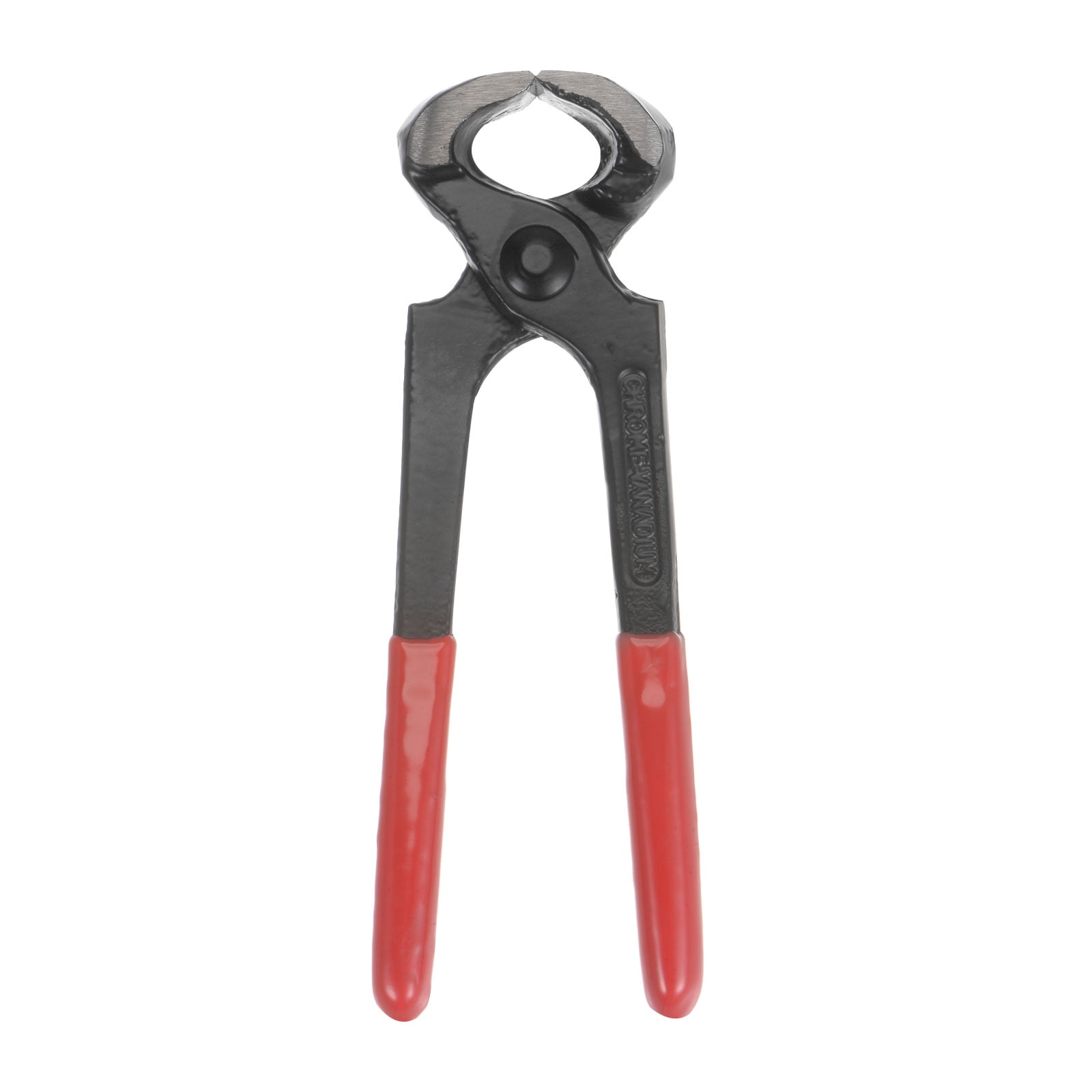 Uxcell End Cutting Pliers 6" Nail Nippers Puller Plier with Red Plastic Handle for DIY Crafts