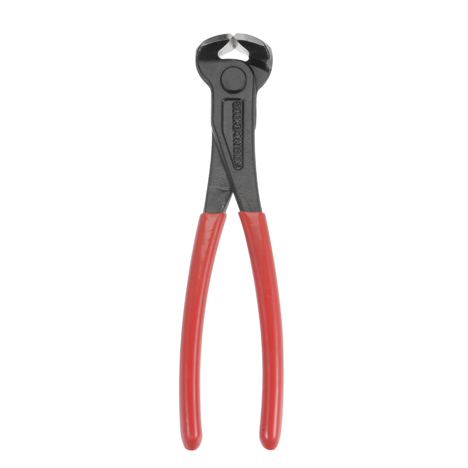Uxcell End Cutting Pliers 8" Nail Nippers Puller Plier with Red PVC Handle for DIY Crafts