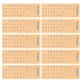 thumbnail image 1 of Uxcell English Keyboard Stickers Keyboard Replacement Cover Style 2, Clear Background Blue Lettering 10pcs, 1 of 5