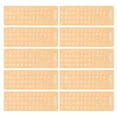 thumbnail image 1 of Uxcell English Keyboard Stickers Keyboard Replacement Cover Style 2, Clear Background White Lettering 10pcs, 1 of 5