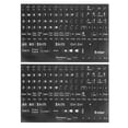 Keyboard Note Lettering Uxcell English Keyboard Stickers Keyboard Replacement Cover Style 4 ...