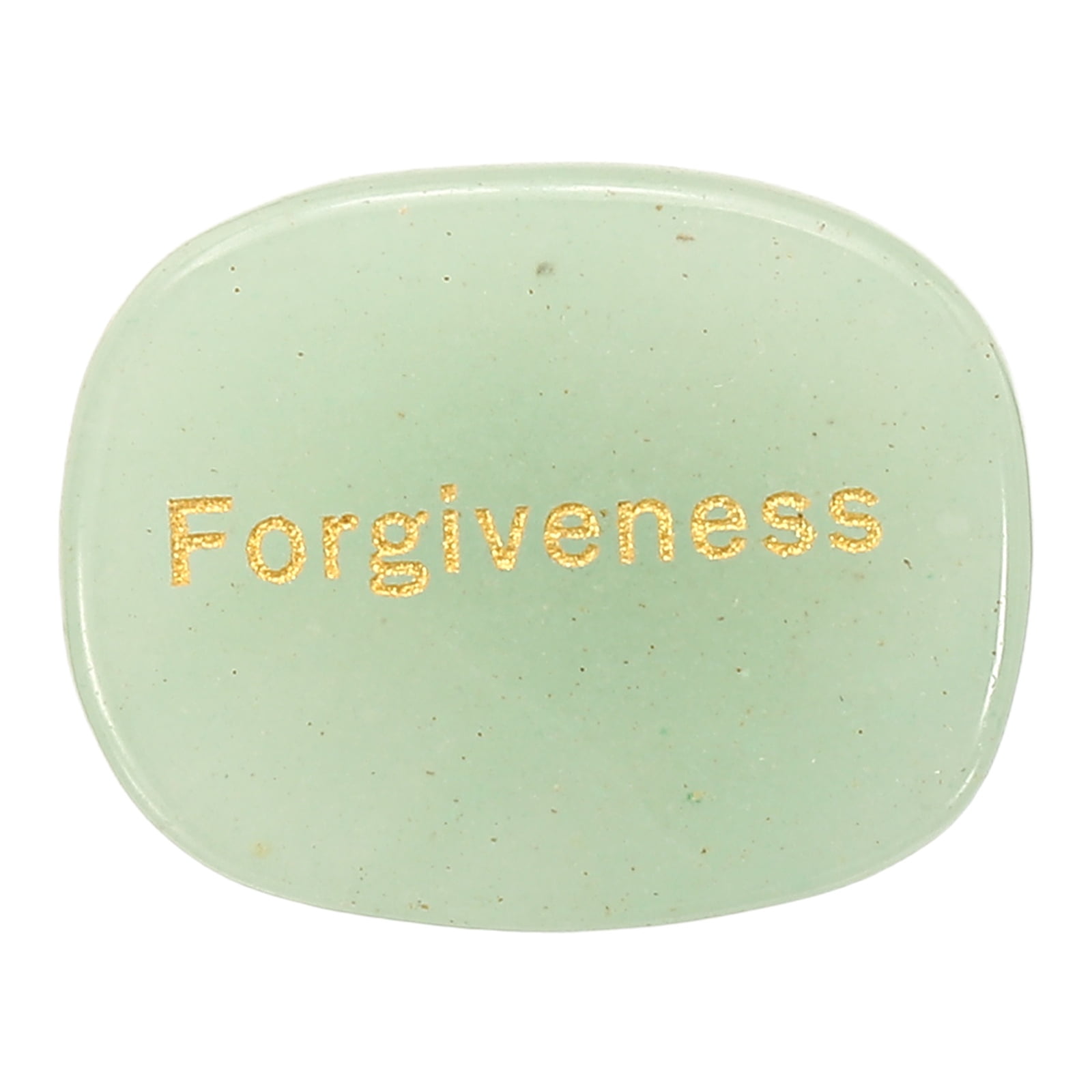 Uxcell Engraved Inspirational Stones, Natural Worry Stone Oval Crystal ...