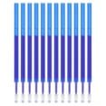 thumbnail image 1 of Uxcell Erasable Gel Pen Refills, 12 Pcs Gel Ink Pens Refills Press Click Pen Fine Point 0.5mm, Blue, 1 of 6