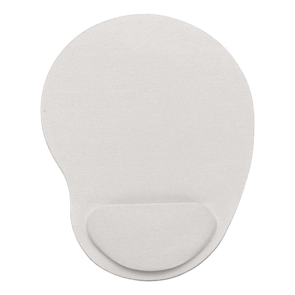 Uxcell Ergonomic Mouse Pad, Gel Mouse Pad with Wrist Rest Support Memory Foam Computers Mat with Non-Slip Base Light Grey