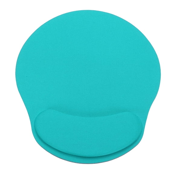 Uxcell Ergonomic Mouse Pads, Gel Mouse Pads with Wrist Rest Support Memory Foam Computers Mat with Non-Slip Base White/Blue