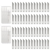 Uxcell Exacto Knife Blades #1 Hobby Knife Blades Precision Exacto Blades Hobby Knife Blade Refills 60 Pack