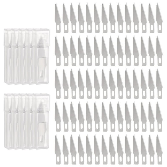 Uxcell Exacto Knife Blades #11 Hobby Knife Blades Exacto Blade Hobby Knife Blade Refills 100 Pack