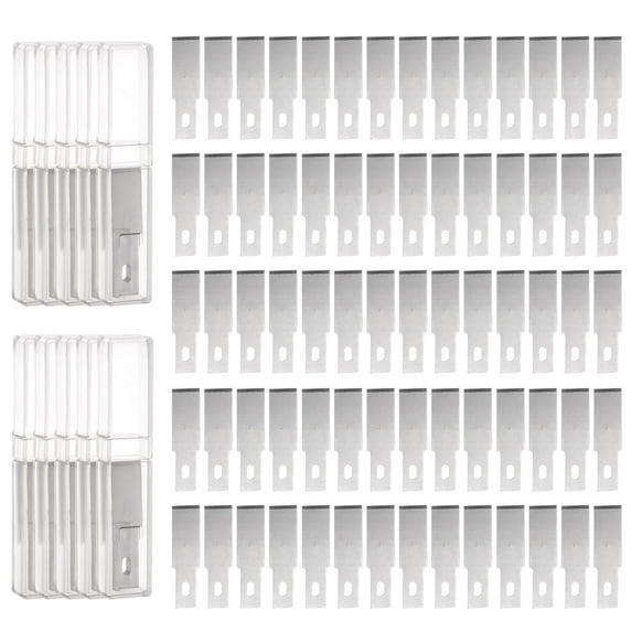 Uxcell Exacto Knife Blades #21 Hobby Knife Blades Precision Exacto Blades Hobby Knife Blade Refills 100 Pack