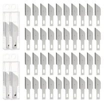 Uxcell Exacto Knife Blades #7 Hobby Knife Blades Precision Exacto Blades Hobby Knife Blade Refills 40 Pack