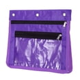 thumbnail image 1 of Uxcell Expandable Pencil Pouch for 3 Rings Binder, 1 Pack Oxford Cloth Zipper Binder Pouch Pencil Case Purple, 1 of 6