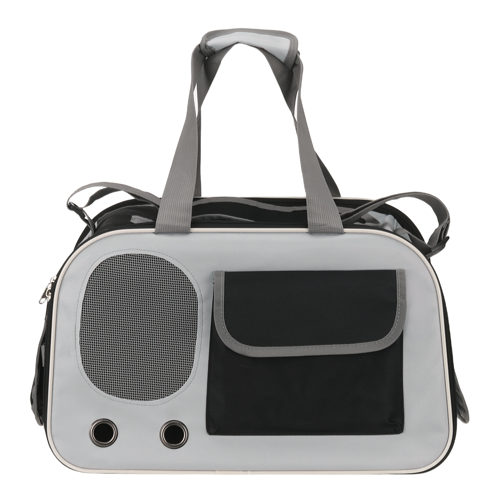 Uxcell Expandable Pet Portable Travel Backpack Carrier for Little Cat Pet Dog, Black