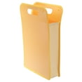 thumbnail image 1 of Uxcell Expanding File Folder A4 Plastic Accordion Files Organizer with Snap Buttons, Yellow, 1 of 5