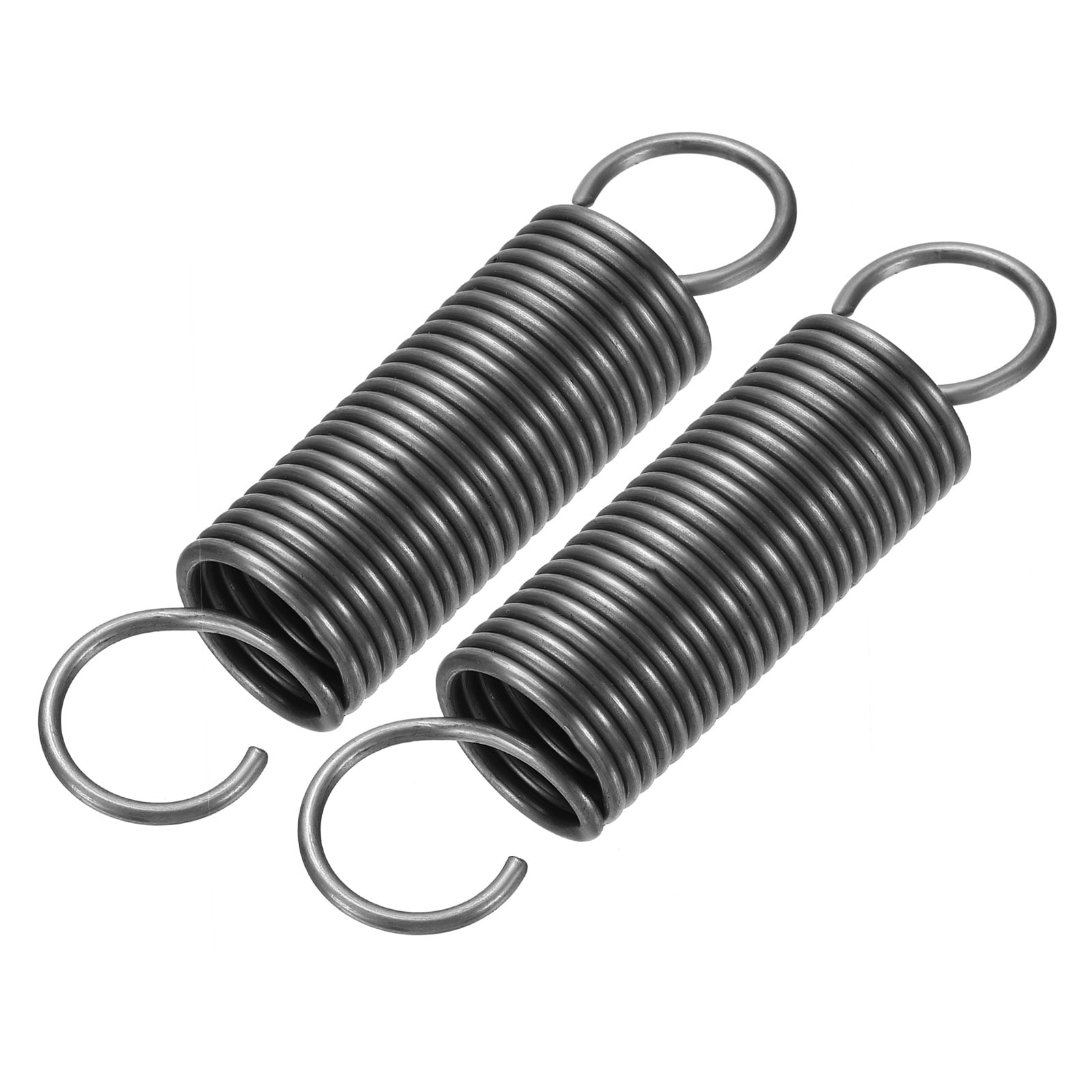 Uxcell Extension Spring, Wire Diameter Free Length Spring Steel Dual ...