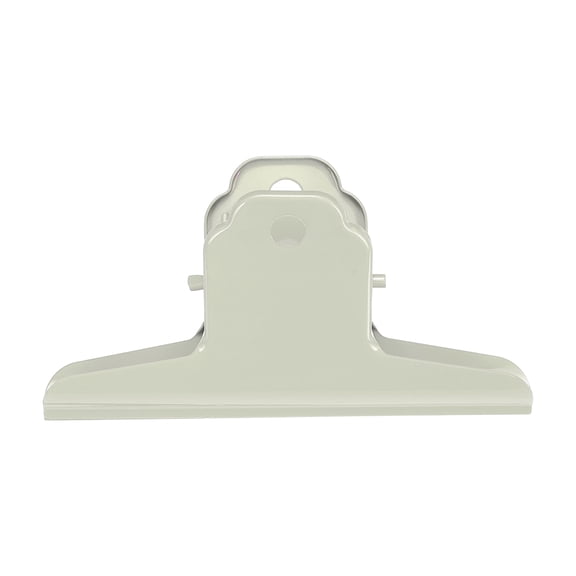 Uxcell Extra Large Binder Clips, 3.9" Metal Chip Clips Paper Clamps Hinge Clamp for DIY Crafts, Paintings, Drawings, Photos, Snacks, Foods Home Office Supplies, Light Beige