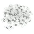 thumbnail image 1 of Uxcell Eyeglass Chain Connector Adjustable Anti Slip Sunglasses Strap Holder Chain End Loop White Silver 100 Pack, 1 of 5