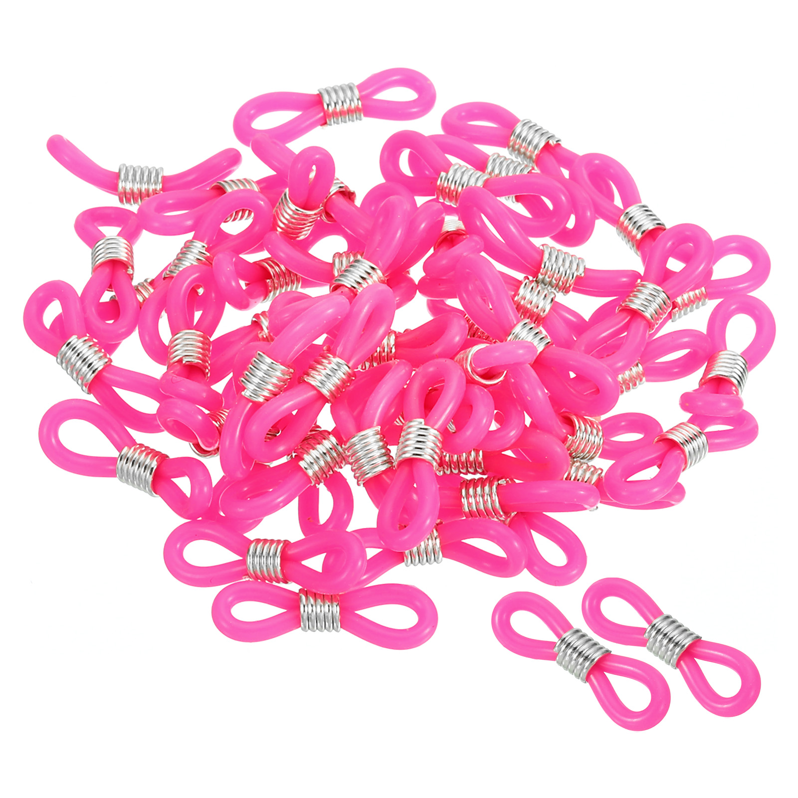 Uxcell Eyeglass Chain Connector Sunglasses Silicon Rubber Strap Holder