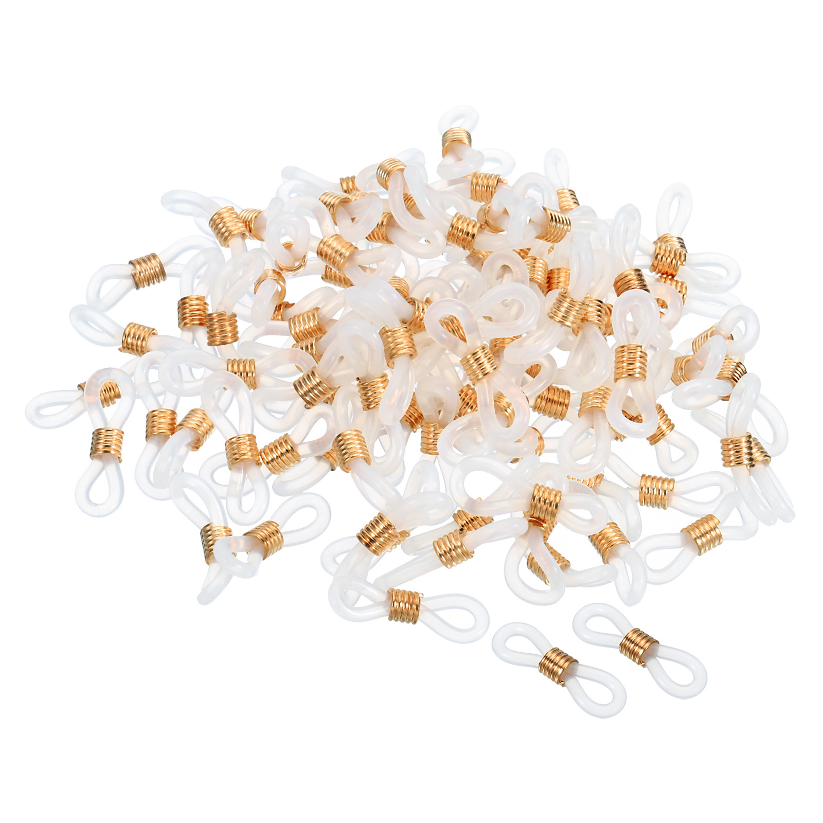 Uxcell Eyeglass Chain Connector Sunglasses Silicon Rubber Strap Holder