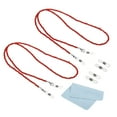 thumbnail image 1 of Uxcell Eyeglass Chains for Women, 2Pcs Stylish Glasses Chain Sunglass Strap Glasses Beaded String, Red, 1 of 5