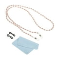 thumbnail image 1 of Uxcell Eyeglass Chains for Women, Stylish Glasses Chain Sunglass Strap Glasses Beaded String Holder, Brown, 1 of 5