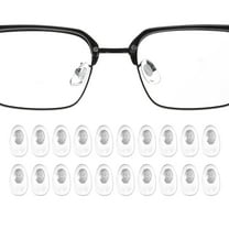 Uxcell Eyeglass Nose Pad Anti-Slip Glasses Nose Grips Titanium Logo Glasses Nose Pads for Plastic Frames Glasses 10