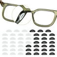 thumbnail image 1 of Uxcell Eyeglass Nose Pads, Soft Silicone Adhesive Anti-Slip Heighten Air Chamber Glasses Grips 0.08" & 24 Pairs & Silicone & Black, Clear-Fitting for Eyeglasses/Sunglasses, 1 of 7