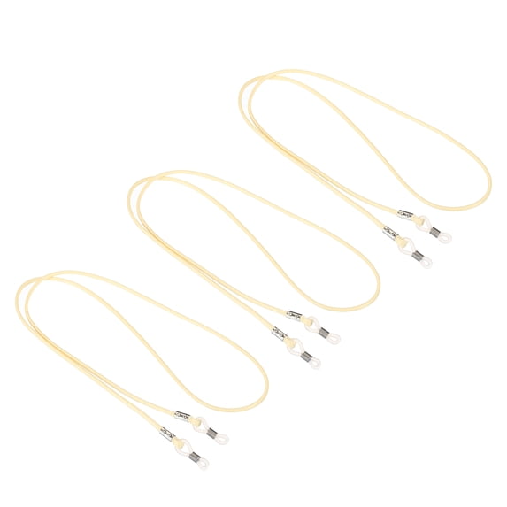 Uxcell Eyeglass Holder Chains Adjustable Eye Glasses Neck Strap String Safety Lanyard Sunglasses Eyewear Retainer Beige