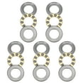 thumbnail image 1 of Uxcell F10-18M Miniature Thrust Ball Bearings 10x18x5.5mm Chrome Steel with Washers 5 Pack, 1 of 5