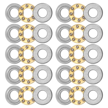 10Pcs MF63ZZ 3x6x2.5 mm Flange Bearings Deep Groove Ball 10Pcs MF63ZZ 3x6x2.5 mm Flange Bearings Deep Groove Ball