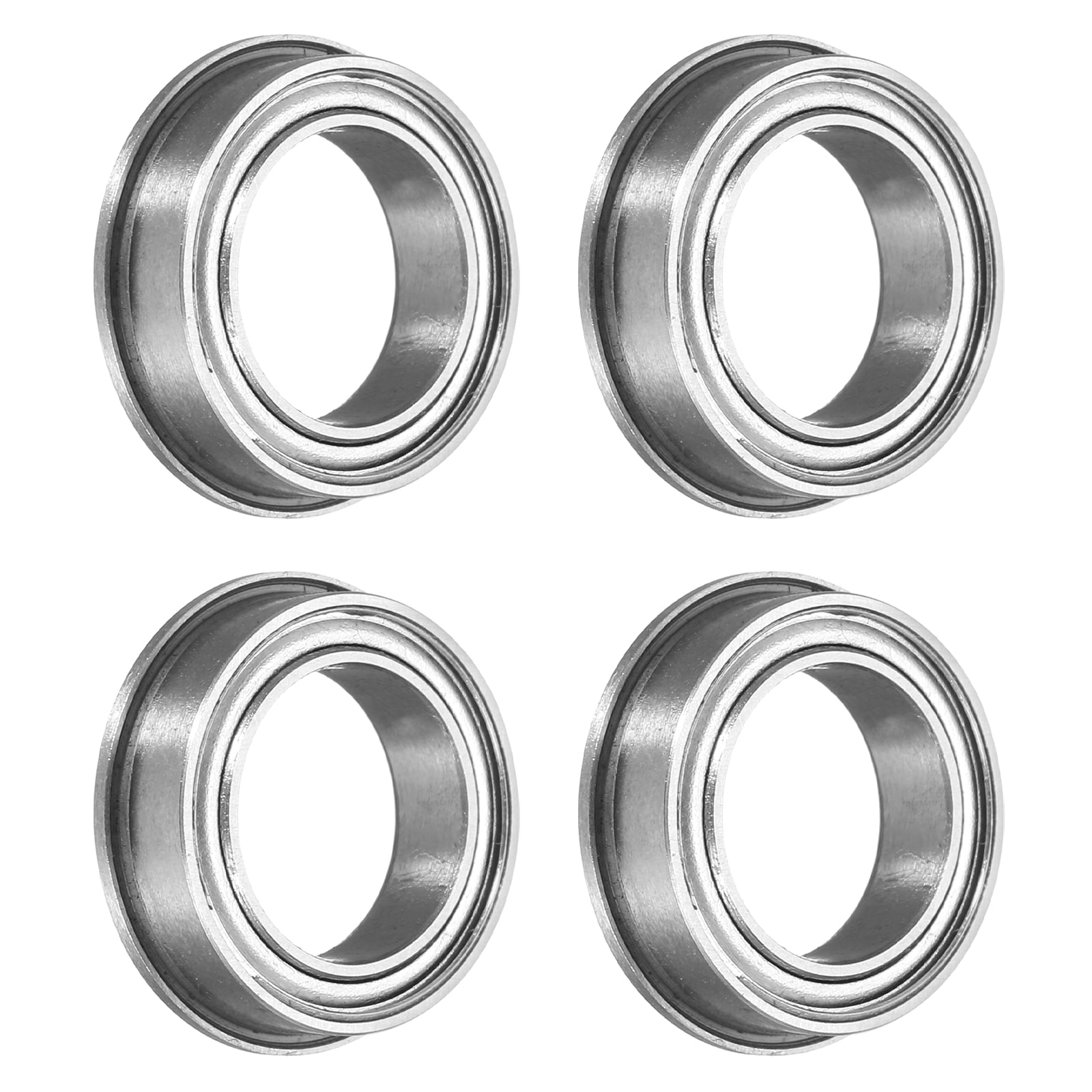FastEddy Bearings 10x15x4 Metal Shielded Bearings (6700-ZZ) - Pack Of 10 For RC Cars, Robotics, Bikes