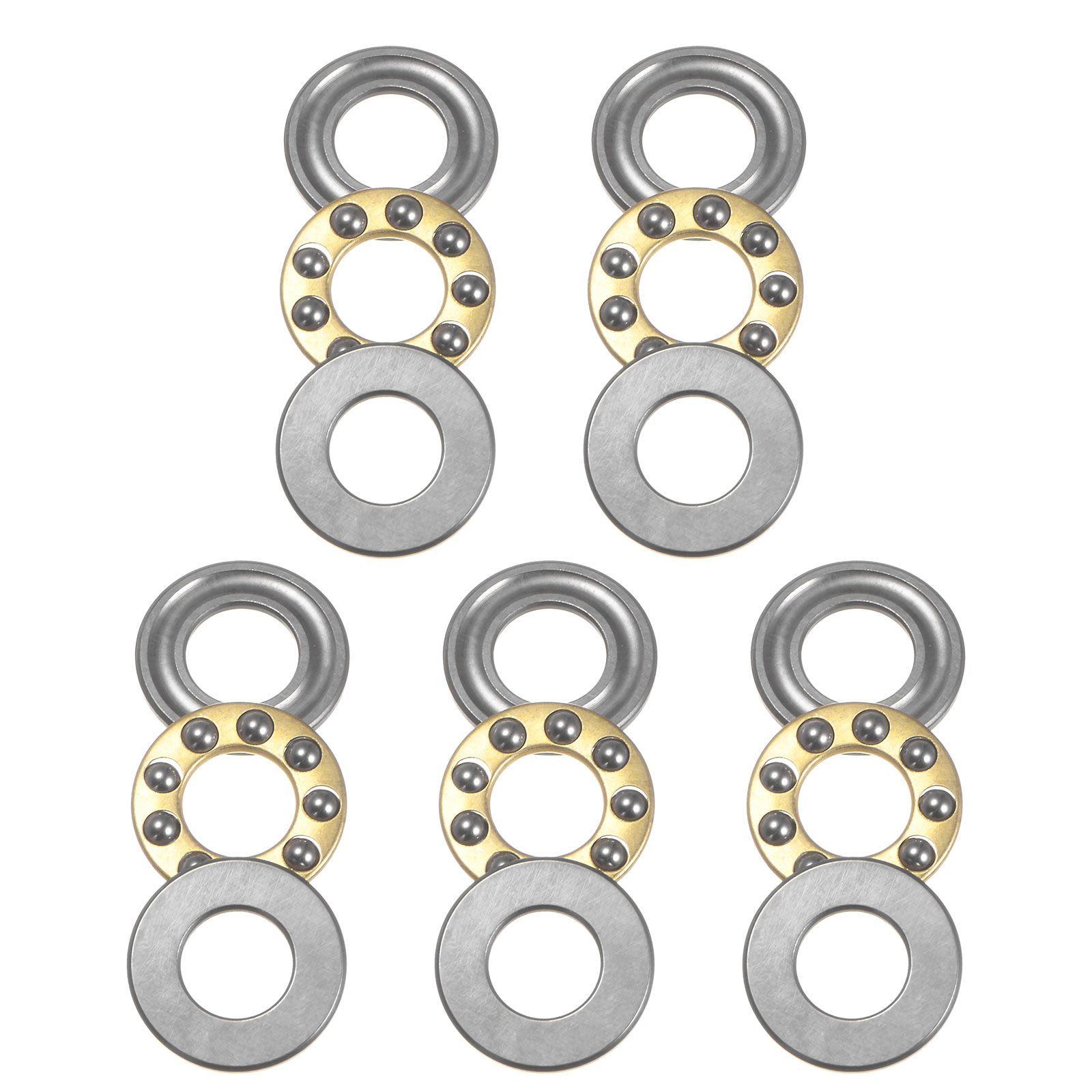 4 Roulements Butées Miniatures ATOPLEE F8-16M 8x16x5mm - Acier Pour Machines Et Moulages