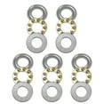 thumbnail image 1 of Uxcell F8-16M Miniature Thrust Ball Bearings 8x16x5mm Chrome Steel with Washers 5 Pack, 1 of 5