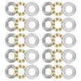 thumbnail image 1 of Uxcell F8-16M Thrust Ball Bearing 8x16x5mm Brass with Washers 10 Pack, 1 of 4