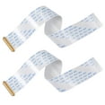 thumbnail image 1 of Uxcell FFC Cable 0.5mm Pitch 40 Pin 200mm Flat Ribbon Cable for LCD Screen A Type 2 Pack, 1 of 6