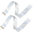 thumbnail image 1 of Uxcell FFC Cable 0.5mm Pitch 40 Pin 300mm Flat Ribbon Cable for LCD Screen A Type 2 Pack, 1 of 6