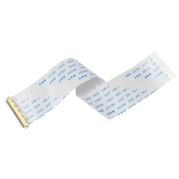 Uxcell FFC FPC Cable 0.5mm Pitch 40 Pin 150mm Flat Ribbon Cable for LCD Screen A Type